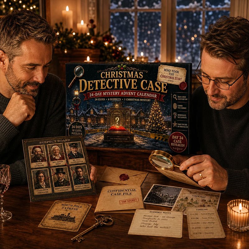 24-Day Mystery Adventure Advent Calendar – Christmas Puzzle Escape Room Game with 6 Themes, Daily Surprise Discovery - NovaTech