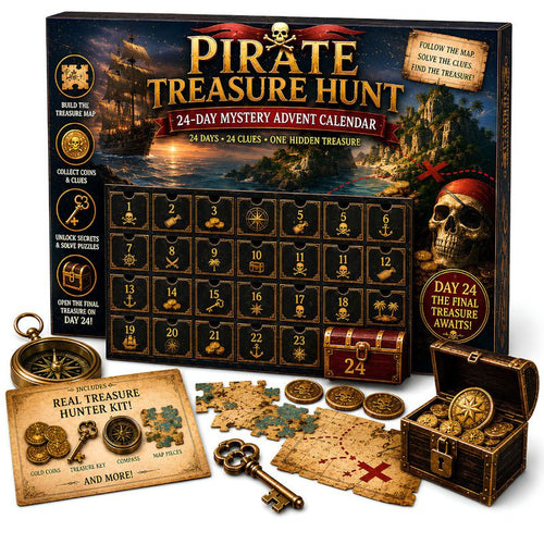 24-Day Mystery Adventure Advent Calendar – Christmas Puzzle Escape Room Game with 6 Themes, Daily Surprise Discovery - NovaTech