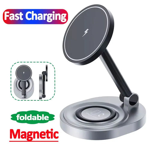 3-in-1 Foldable Magnetic Wireless Charger - NovaTech