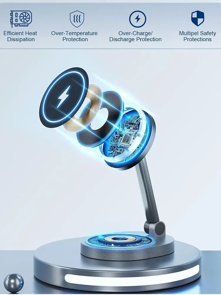 3-in-1 Foldable Magnetic Wireless Charger - NovaTech