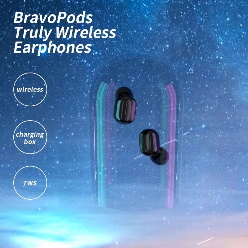 A6s Headphones Wireless Earphones - NovaTech