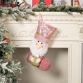 Christmas decoration Christmas pink sequins Christmas socks gift socks - NovaTech