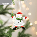 Christmas decorations, painted snowmen, Christmas pendants, Christmas tree ornaments - NovaTech