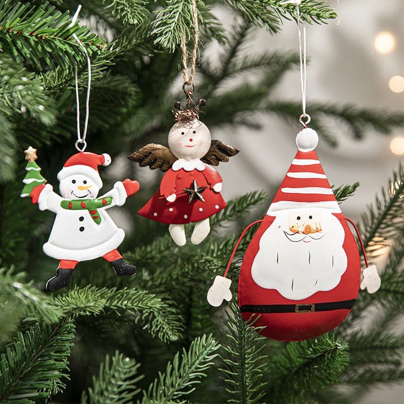 Christmas decorations, painted snowmen, Christmas pendants, Christmas tree ornaments - NovaTech