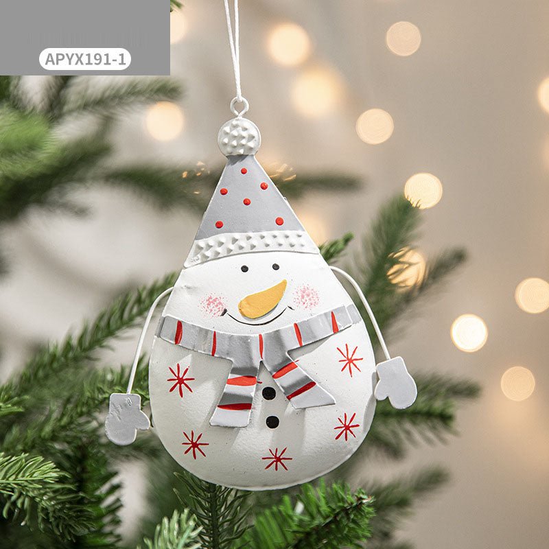 Christmas decorations, painted snowmen, Christmas pendants, Christmas tree ornaments - NovaTech