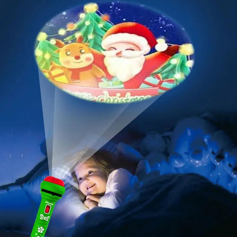 Christmas projection flashlight toy Christmas luminous toy Christmas - NovaTech