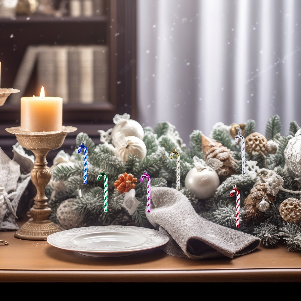 Christmas tree decorations, Christmas decorations, Christmas shaped balls, 12CM crutches - NovaTech