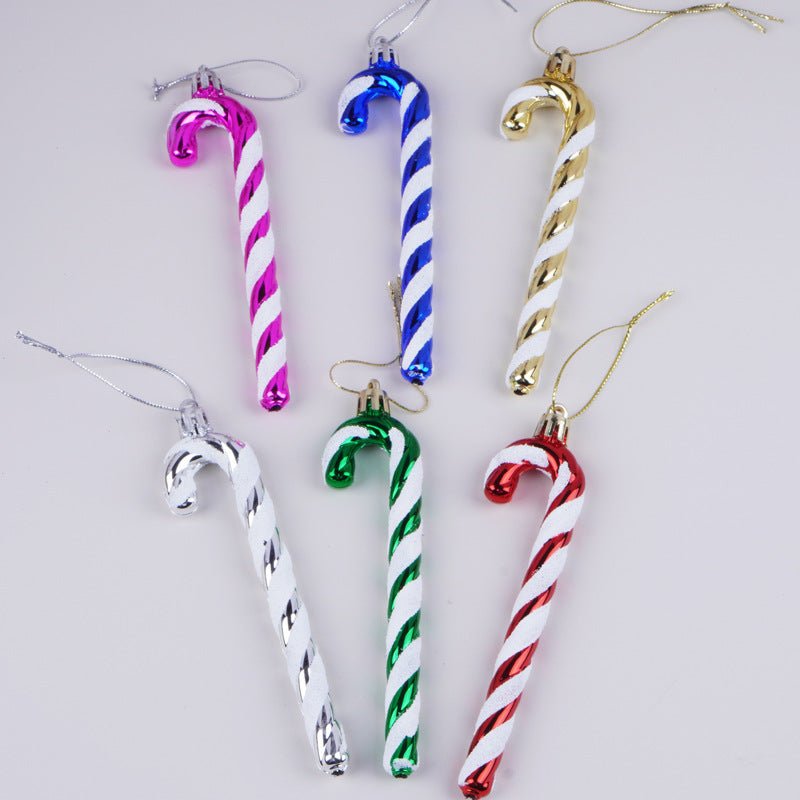 Christmas tree decorations, Christmas decorations, Christmas shaped balls, 12CM crutches - NovaTech