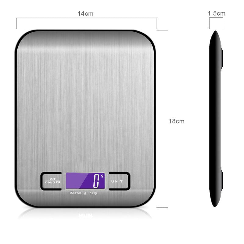 Electric Kitchen Scale Silver - NovaTech