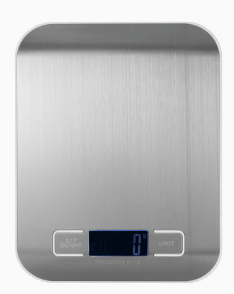 Electric Kitchen Scale Silver - NovaTech